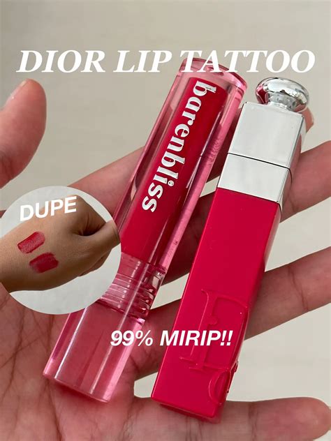 dior lip tattoo dupe